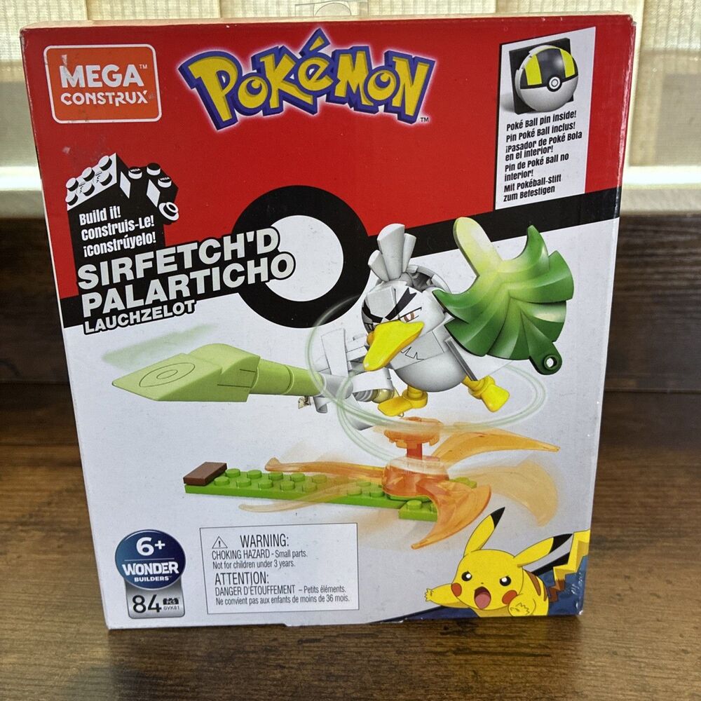 Mega Construx Pokemon Build it! Sirfetch’d GVK81 84 PIECES